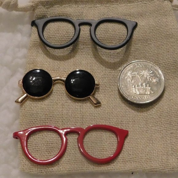 THREE RETRO TIE CLIPS - Picture 1 of 2